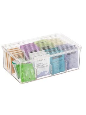 The Container Store Tea Bag Organizer Box - Home Storage & Organization